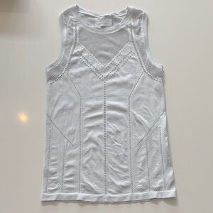 Athleta Ice Blue Sleeveless Knit Tank Top. Size M